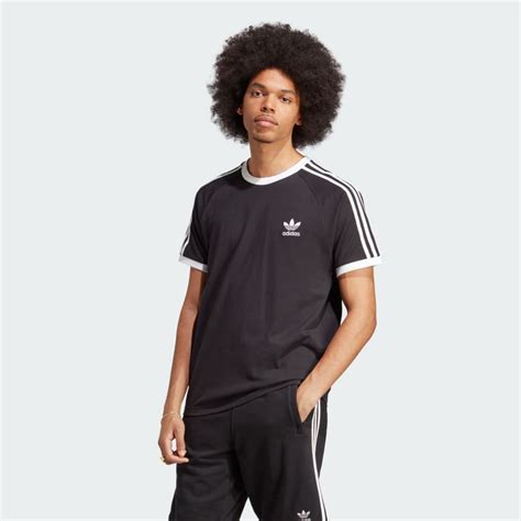 adidas 3 streifen t shirt schwarz|adidas three stripe life cleats.